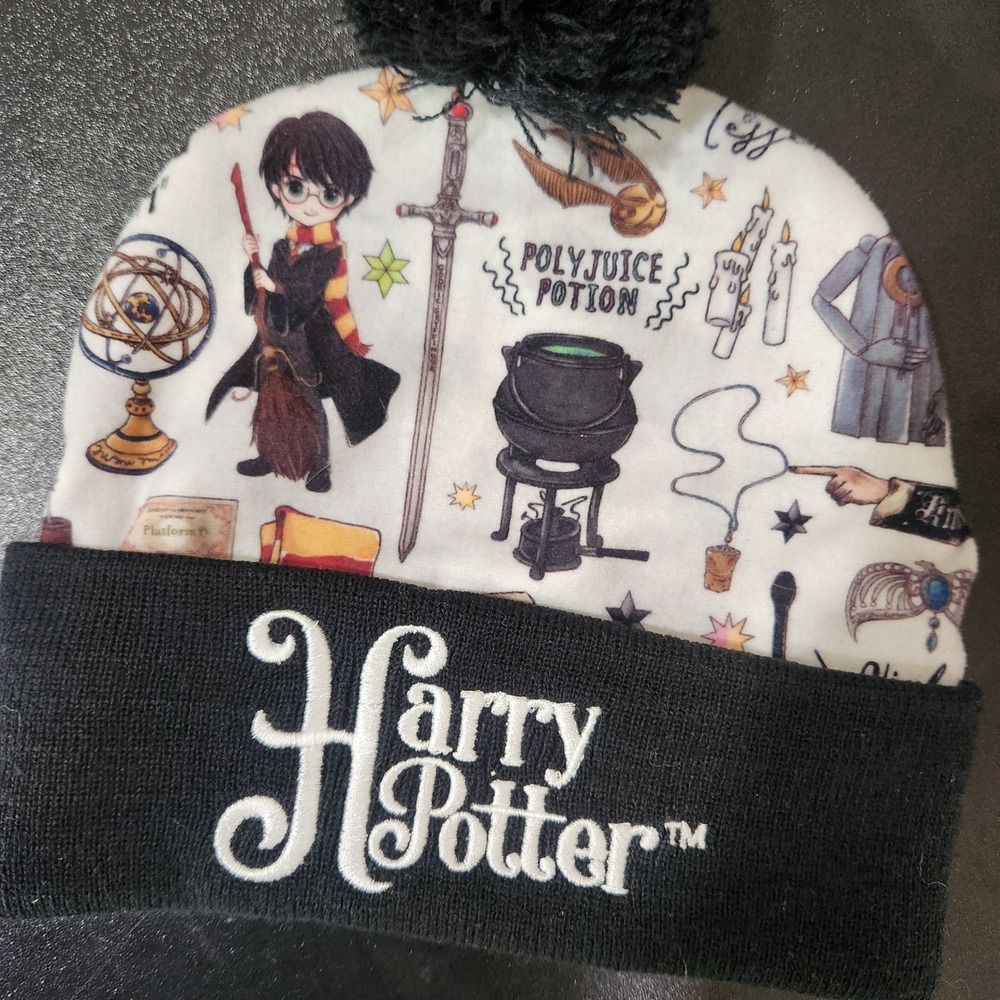 Harry Potter Winter Beanie with Pom Pom‎ One Size Fits Most - Picture 1 of 5